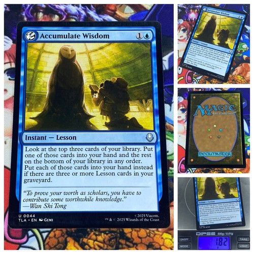 Mtg accumulate wisdom - mtg, 🇬🇧