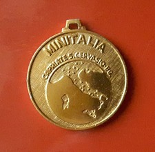 MEDAGLIA MINITALIA CAPRIATE S. GERVASIO BG 2° RADUNO REGIONALE 1974 (RARO)[H723]