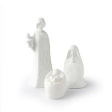 Set Nativita' Porcellana Bianca 3Pz.23Cm