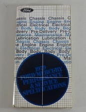 Libro tabella Ford Mustang /