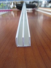 Profilo PVC Bianco Doppia U