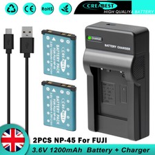 2x NP-45 NP-45A 45B batteria e