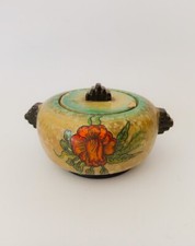 ♥ PORTACARAMELLE CENTROTAVOLA ART DECO IN CERAMICA LA SALAMANDRA PERUGIA VINTAGE