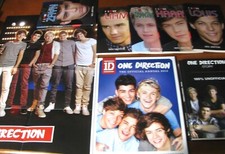 lotto ONE DIRECTION: 8  libri  vari + 2 DVD + Poster