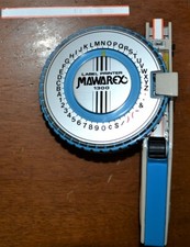 ETICHETTATRICE MANUALE, SU NASTRO ADESIVO, VINTAGE