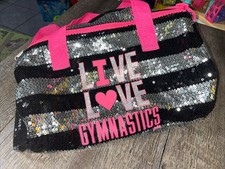 Pink black silver sequin live