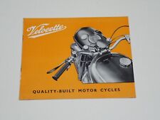 VELOCETTE SILEN -MAC 350-MSS 500-VIPER MOTO BROCHURE DEPLIANT PROSPEKT (W2)