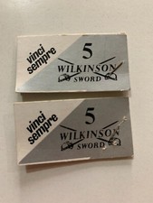 2x vinci sempre 5 WILKINSON SWORD BUONO SCONTO 1970s lamette barba