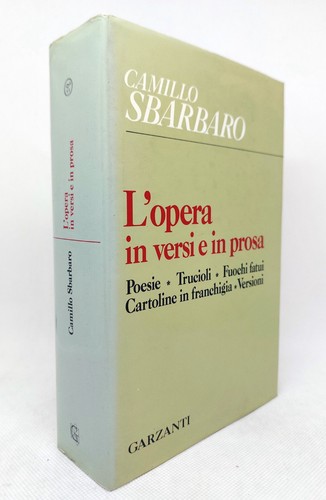 Camillo sbarbaro opera in - l’opera,