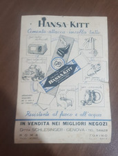 DEPLIANT BROCHURE HANSA KITT COLLA ATTACCA CEMENTA EPOCA
