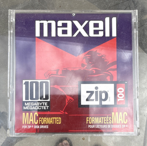 Maxell 100 zip disk - maxell, mac
