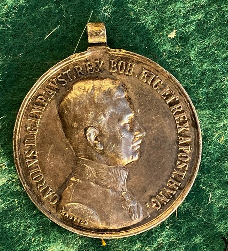 Medaglia carlo asburgo - medaglia, i