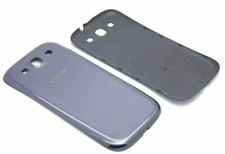 2x Coperchio batteria originale Samsung Galaxy S3 GT-i9300 i9305 guscio posteriore grigio