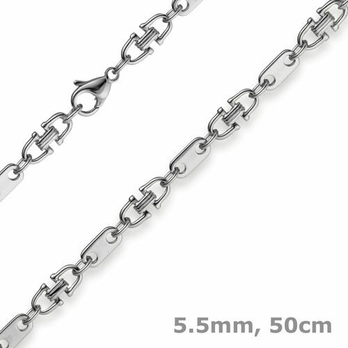 Collana oro bianco 585 con - collana,