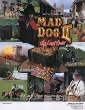 GIOCHI LASER AMERICANI MAD DOG II 1992 VIDEO VOLANTINO