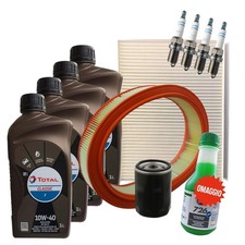 Kit Tagliando Fiat Punto 1.2 8V Doblo Cargo 1.2 Candele Olio (F.Aria Rotondo) 