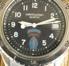 EXTRA RARA FORZE SPECIALI AVIOTRASPORTATE HAMILTON LTD. ED. OROLOGIO SF BERRETTI VERDI IN SCATOLA