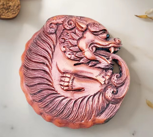 Gx1762 netsuke legno di - -, in