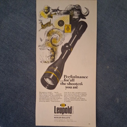 Pubblicità leupold scopes - pubblicità,