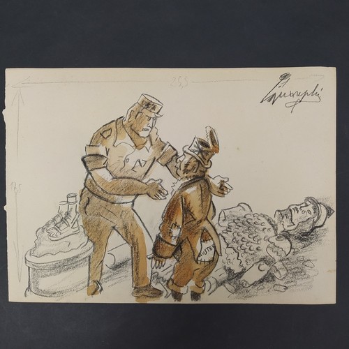 Disegno originale guareschi - originale,