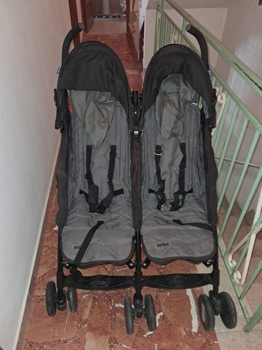 Passeggino gemellare usato - passeggino,