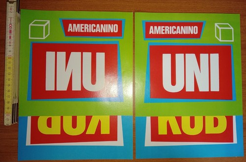 Pubblicità americanino 1985 - pubblicità,,