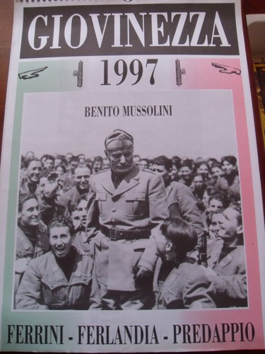 Calendario storico mussolini - storico,