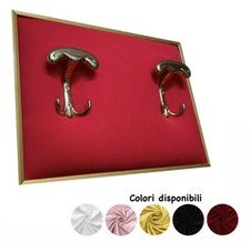 Appendiabiti Da Parete Attaccapanni PERSONALIZZATO Con Tessuto Imbottito 2Ganci