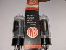 coppia di FIVRE ITALIA 5U4GB TUBO RETTIFICATRICE TEST MKIII -doppio O getter