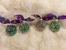 Set di 4 sfere di vetro