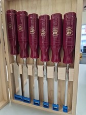 Kit 6 scalpelli per legno 2 Ciliegie