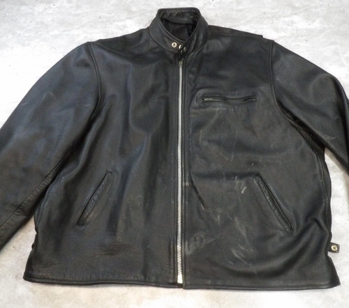 Giacca pelle vintage uomo - , 56