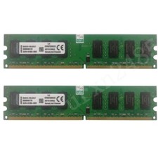 Kingston 4 GB 2x 2 GB 1G PC2-5300U DDR2 667 MHz KVR667D2N5/2G memoria desktop LOTTO AB