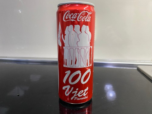 Lattina vuota albania coca - lattina,