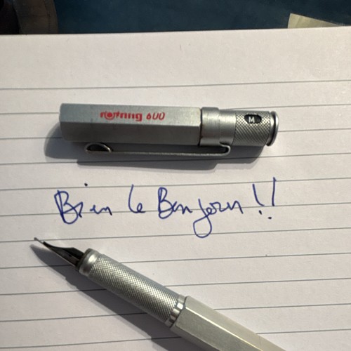 Rotring 600 silver fountain - rotring,