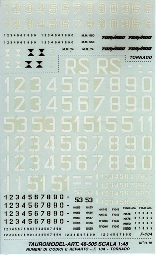 Tauro model tm48 505 numeri - numeri, di