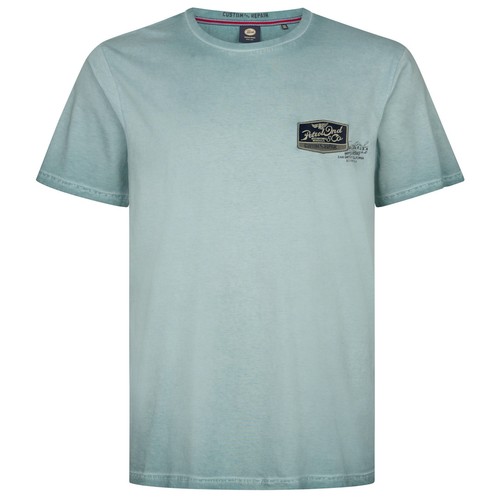 Shirt taglie forti petrol - t-shirt,
