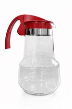 Caraffa brocca in vetro con