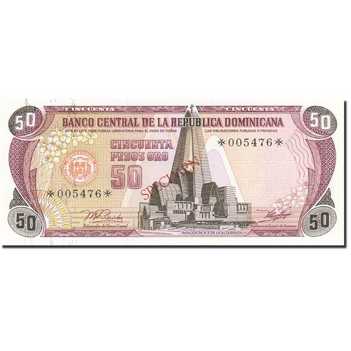 Billet dominican republic - dominican, 50