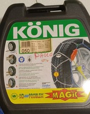 CATENE DA NEVE KONIG COMFORT MAGIC 050 9mm Usate Una Volta Solo!!