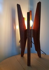 Lampada decorazione legno