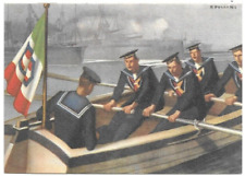 CARTOLINA MILITARE ,REGIA MARINA MILITARE - MARINAI - ILL. P. PULLINI - FASCISMO