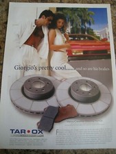 GIORGIO'S PRETTY COOL BRAKES TAR OX FRENITALIA IMAGE ADVERT APPROX A4 FILE R