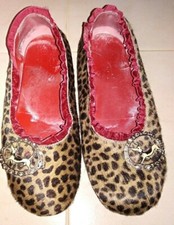 SIMONETTA SCARPA BALLERINA DONNA NR.36 CAVALLINO LEOPARDATO VELLUTO