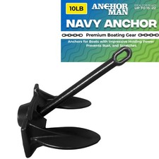 AnchorMan Navy Anchor, 10 Lb