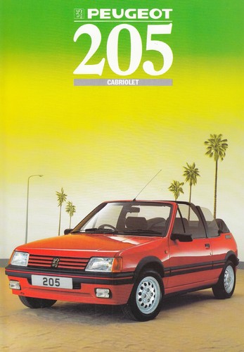 Peugeot 205 cabrio - cabrio, cabriolet