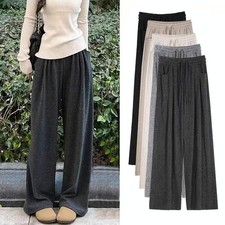 Pantaloni larghi vita alta