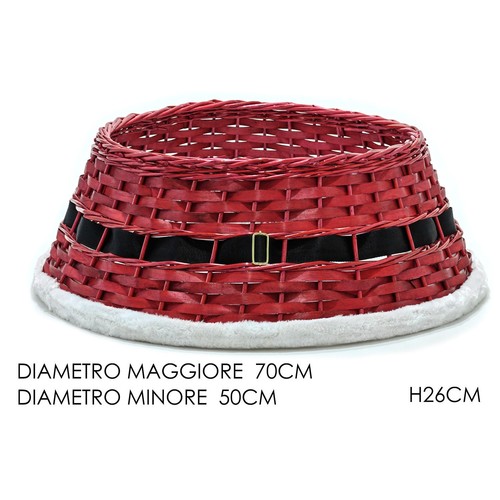 Copri base rosso - rosso, albero