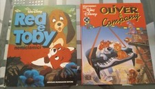 LOTTO 2 LIBRI RED E TOBY NEMICIAMICI OLIVER & COMPANY LE PIETRE PREZIOSE DISNEY