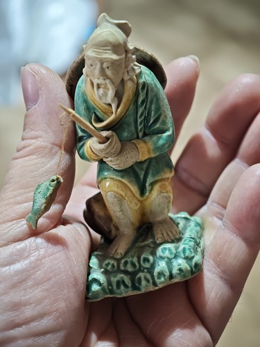 Statuina ceramica cinese - statuina,
